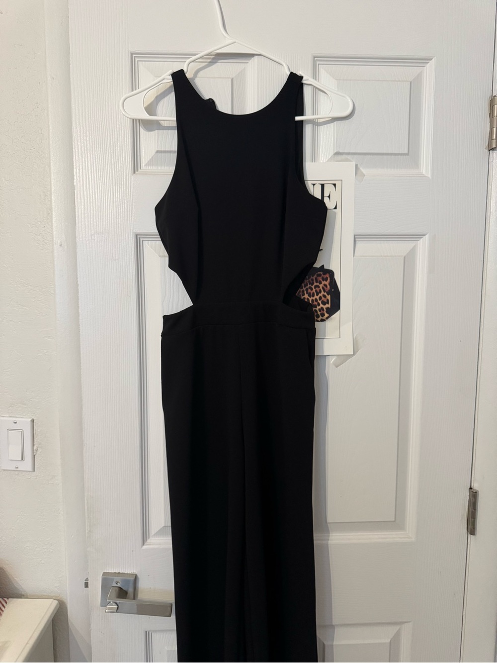 EXPRESS Classic Black SIDE Cutout Women's JUMPSUIT